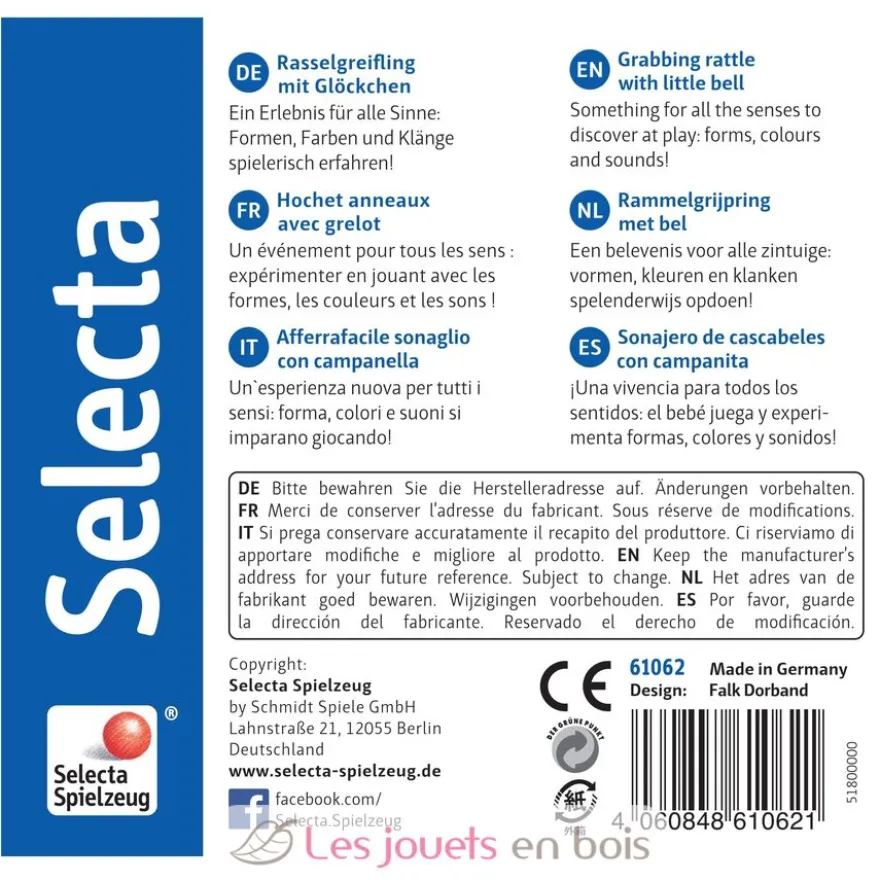 Hochet Girali Colori - Selecta