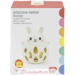 Hochet lapin en silicone - Tiger Tribe