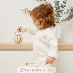 Hochet lapin en silicone - Tiger Tribe