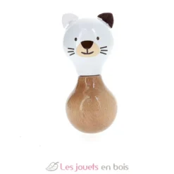 Hochet Maracas Mariette la minette blanc - Vilac