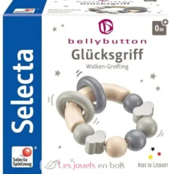 Hochet nuages gris - Selecta