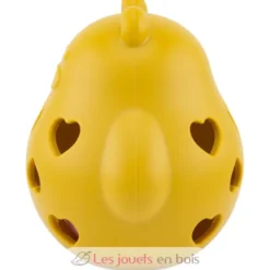 Hochet ourson jaune en silicone - Ulysse
