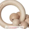 Hochet perles naturel - Plan Toys