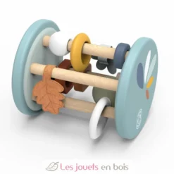 Hochet rouleau géant renard en bois - Speedy Monkey