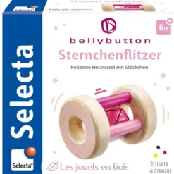 Hochet étoilé rose - Selecta