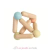 Hochet triangle pastel - Plan Toys