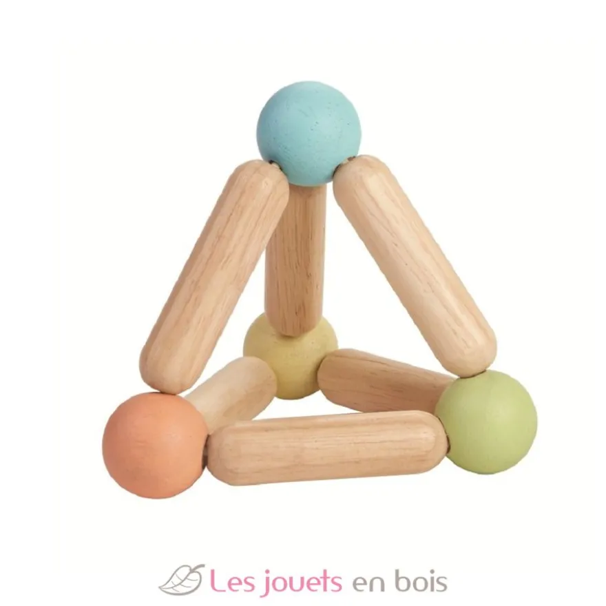Hochet triangle pastel - Plan Toys