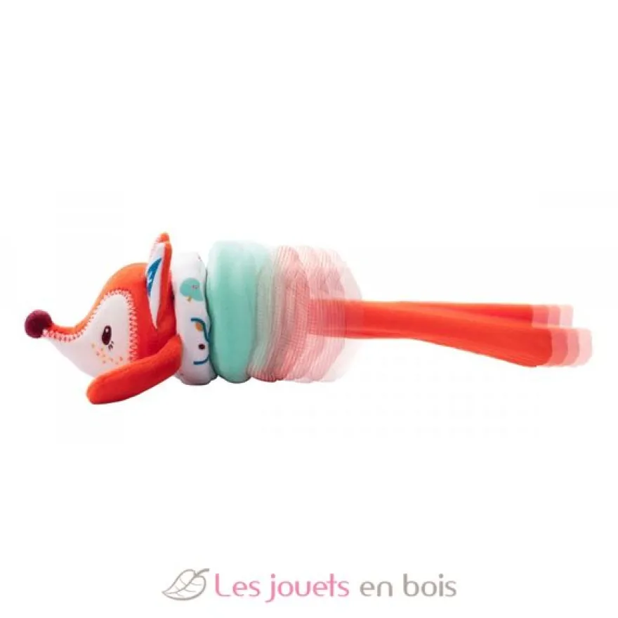 Hochet vibrant Alice la renarde orange - Lilliputiens