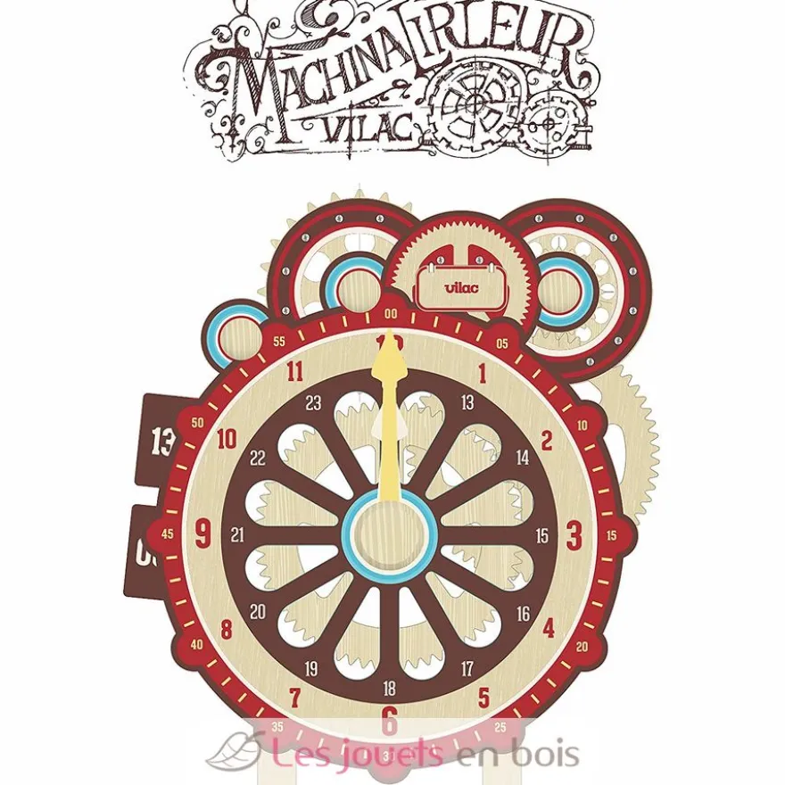 Horloge d'apprentissage Machinalirleur - Vilac