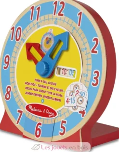 Horloge tourne et dis l'heure - Melissa & Doug