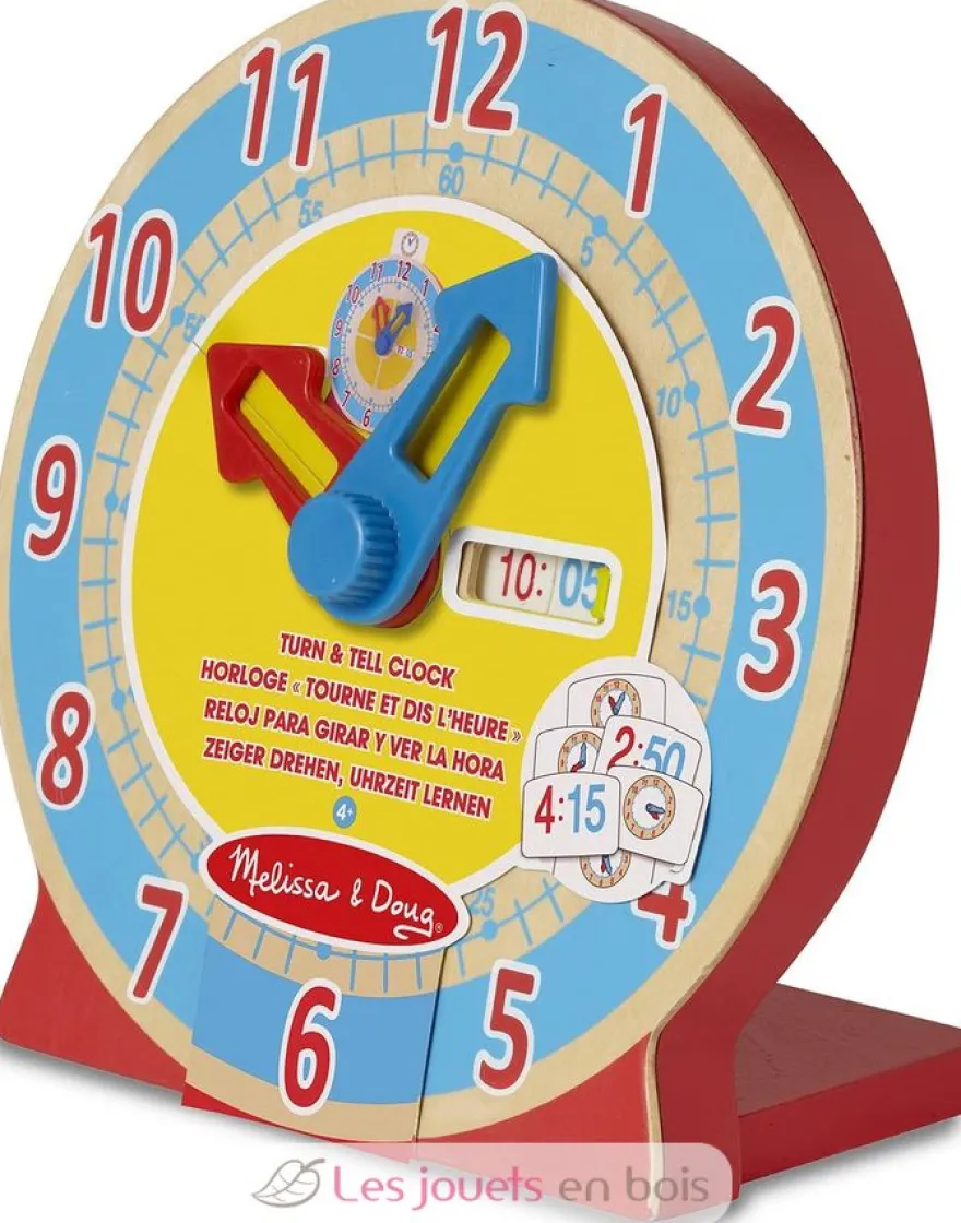 Horloge tourne et dis l'heure - Melissa & Doug