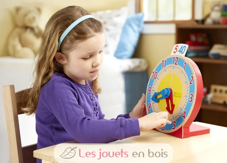 Horloge tourne et dis l'heure - Melissa & Doug