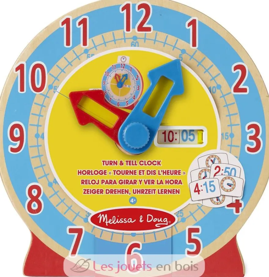 Horloge tourne et dis l'heure - Melissa & Doug