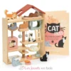 Hôtel pour chats en bois - Tender Leaf Toys