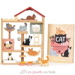 Hôtel pour chats en bois - Tender Leaf Toys