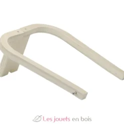 Hudada Cheval à bascule blanc crème avec arceau - Vilac