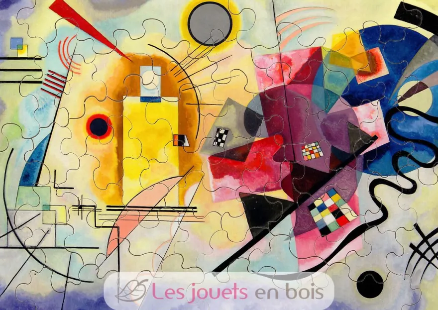 Jaune Rouge Bleu de Kandinsky - Puzzle Michèle Wilson