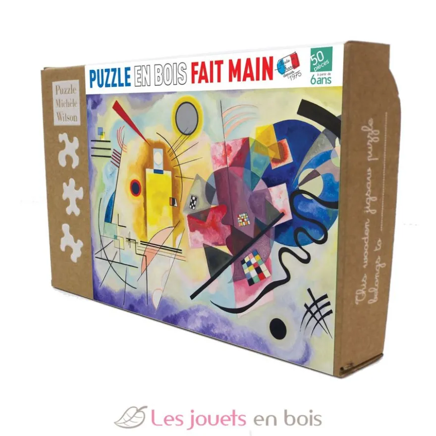 Jaune Rouge Bleu de Kandinsky - Puzzle Michèle Wilson