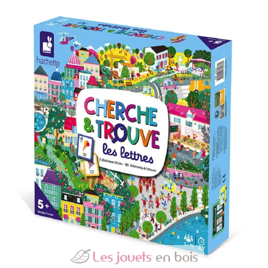 Jeu Cherche et Trouve - Lettres - Janod