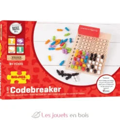 Jeu code secret en bois - Bigjigs Toys