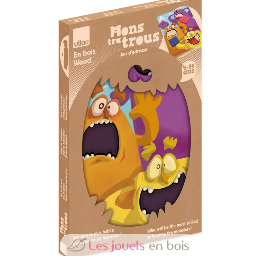 Jeu d'adresse Monstratrous - Bois - Vilac