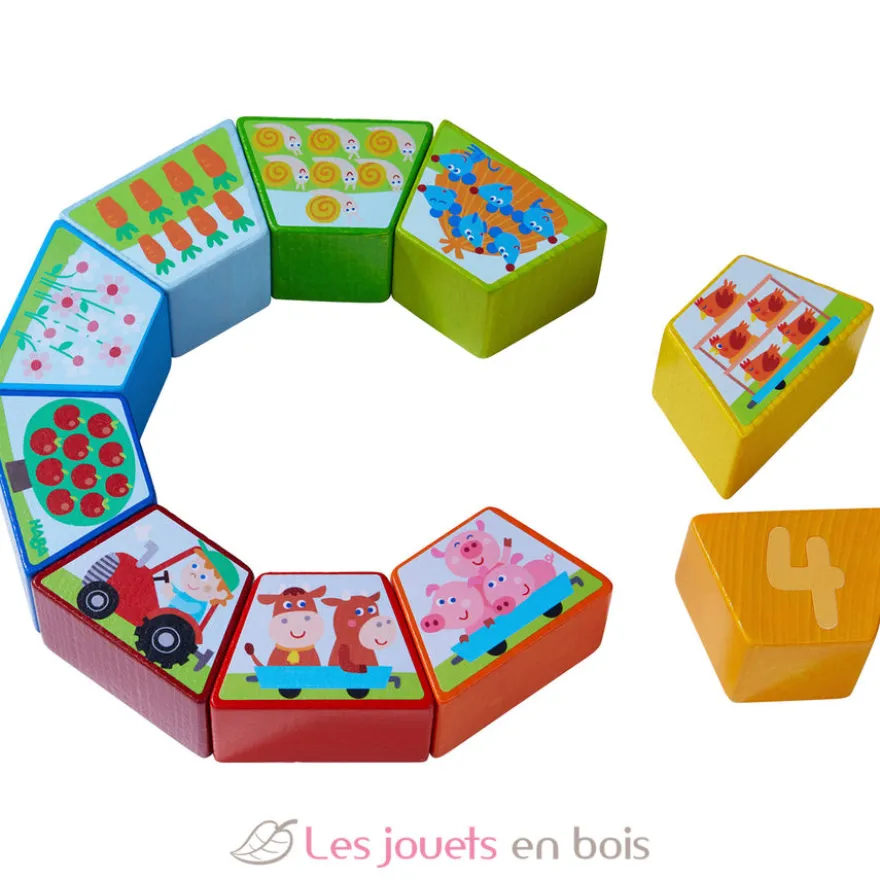 Jeu d'assemblage - La ferme aux chiffres - Haba