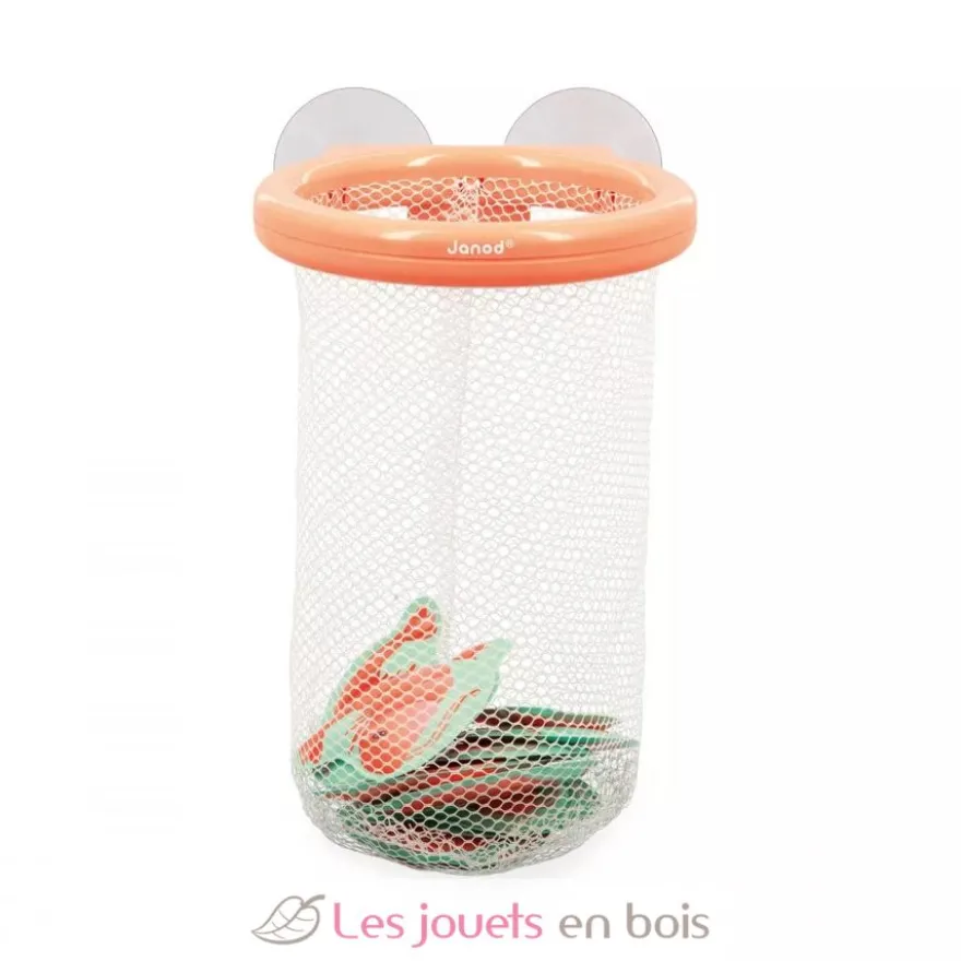 Jeu de bain Attrape-Crevettes rose orange - Janod