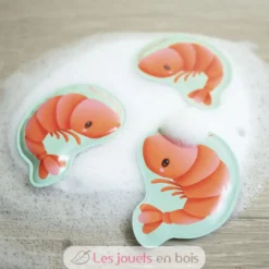 Jeu de bain Attrape-Crevettes rose orange - Janod