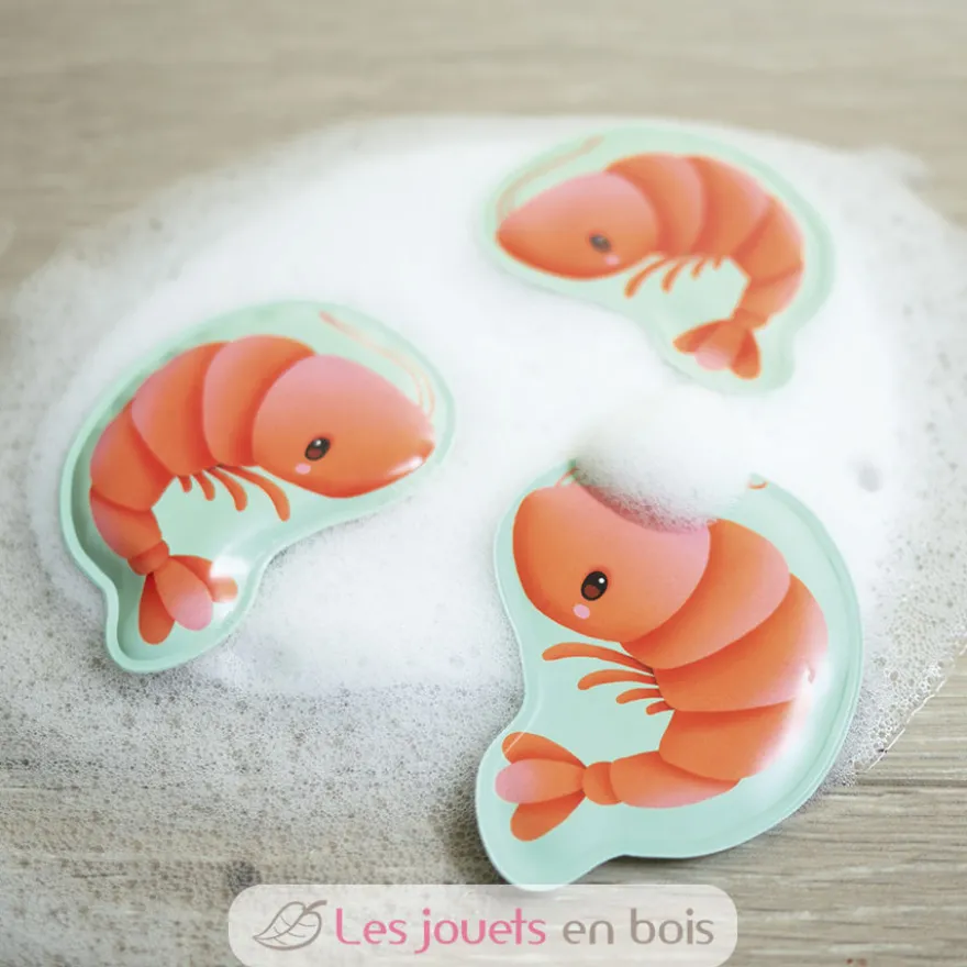 Jeu de bain Attrape-Crevettes rose orange - Janod