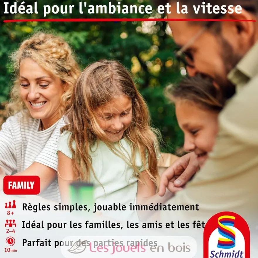 Jeu de cartes Ligretto vert - Schmidt Spiele