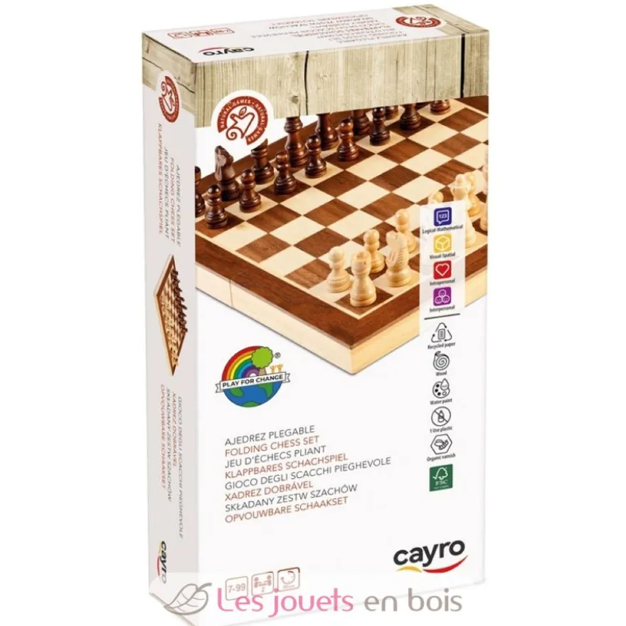 Jeu d'echecs pliable - Cayro