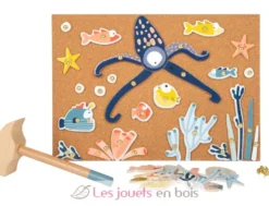 Jeu de clous La mer bleu Small Foot Compagny