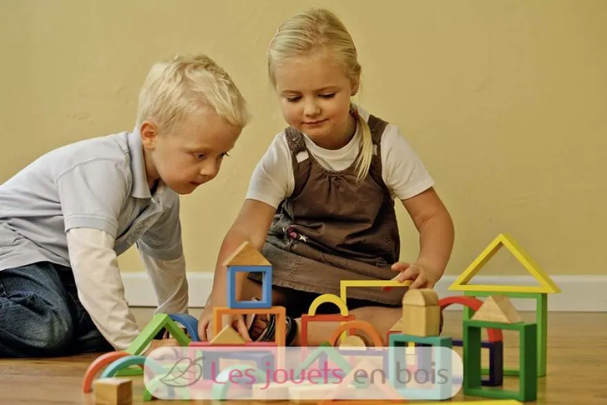 Jeu de construction arc-en-ciel - Goki