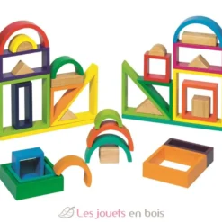 Jeu de construction arc-en-ciel - Goki