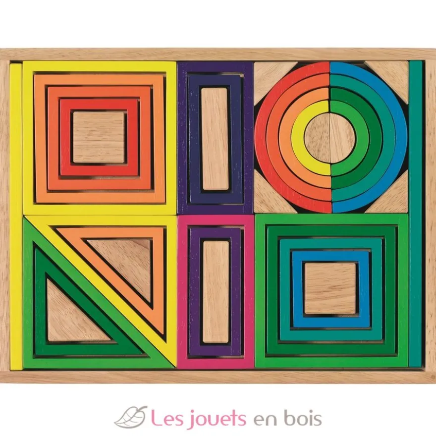Jeu de construction arc-en-ciel - Goki