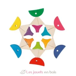 Jeu de construction poissons colorés - Goki