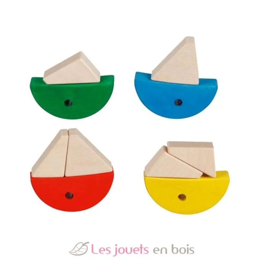 Jeu de construction poissons colorés - Goki