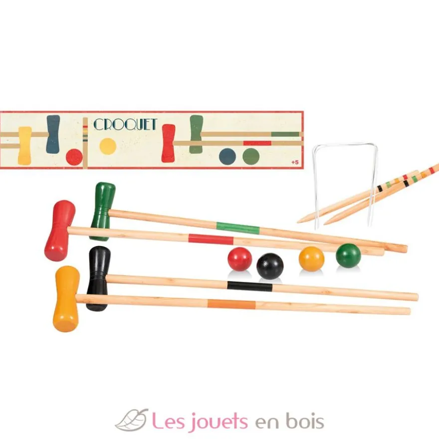 Jeu de Croquet en bois - Egmont Toys