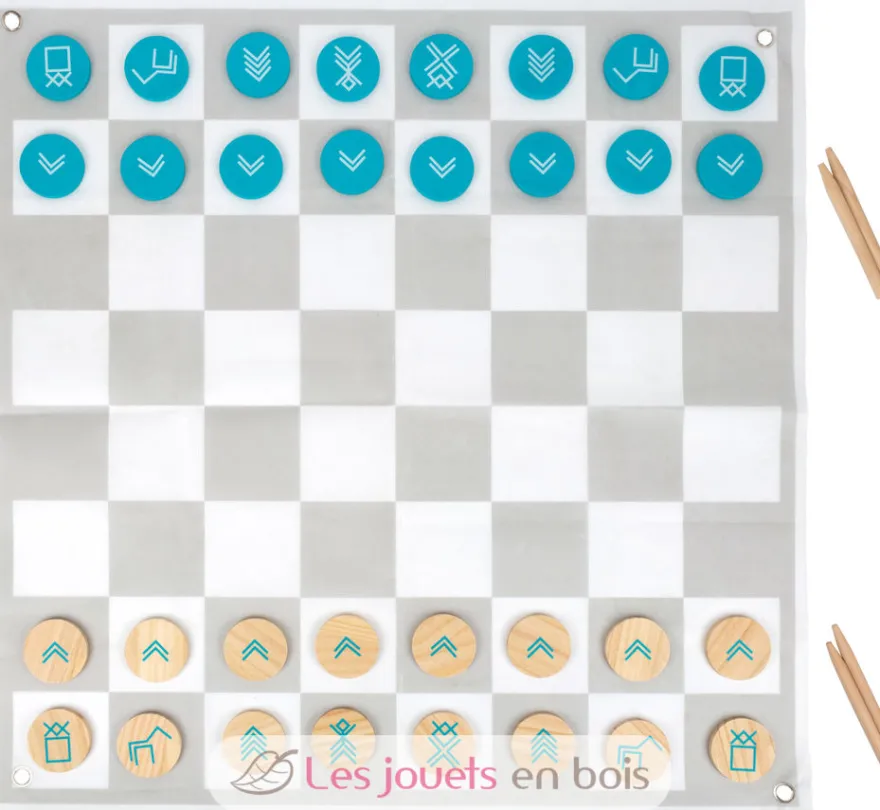 Jeu de dames et échecs - Small Foot company