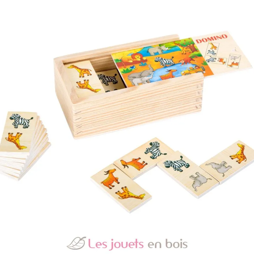 Jeu de domino en bois Safari - small foot