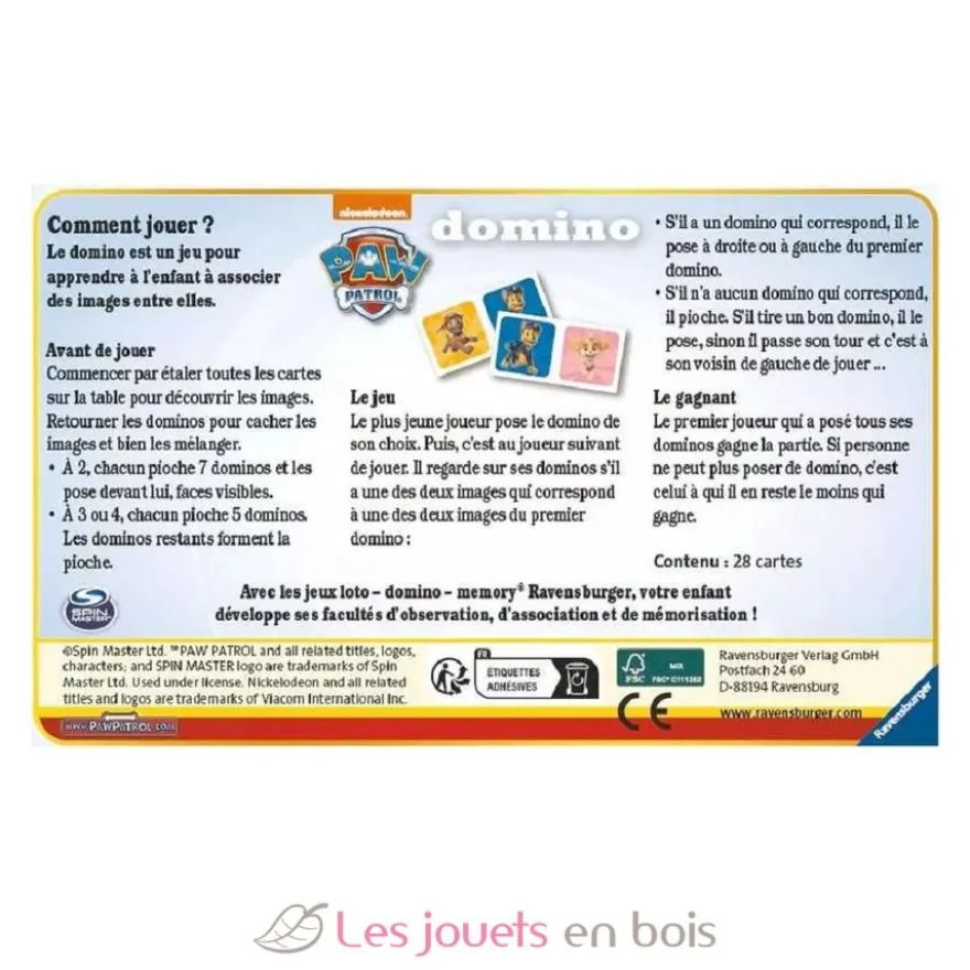 Jeu de domino en bois Safari - small foot