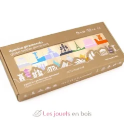 Jeu de domino Globe-trotteur - Milaniwood