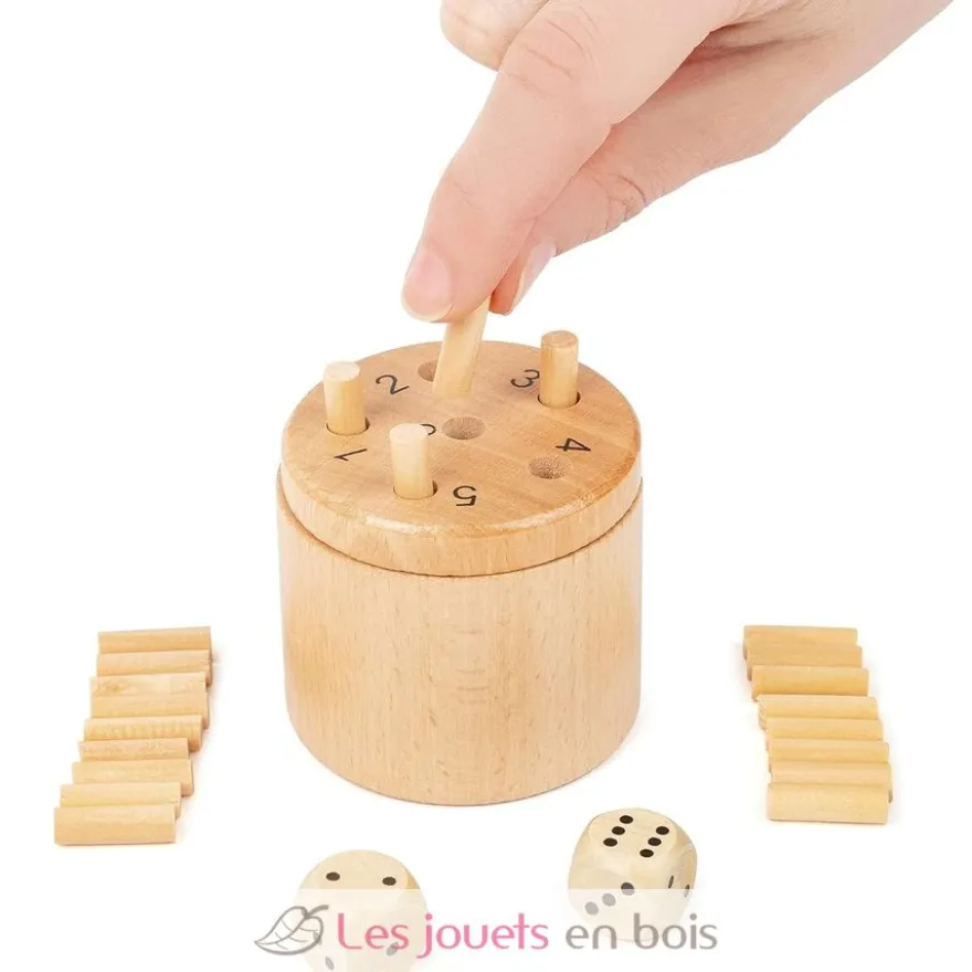 Jeu de dés 6 dehors en bois - Small foot