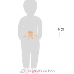 Jeu de dés 6 dehors en bois - Small foot