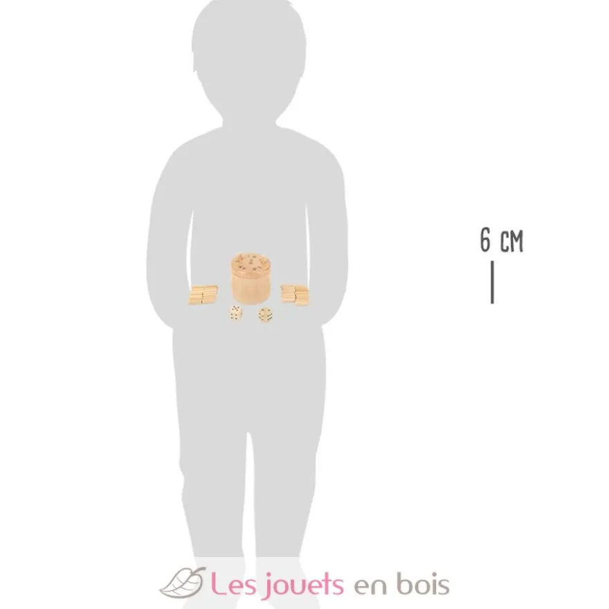Jeu de dés 6 dehors en bois - Small foot
