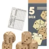 Jeu de dés géants en bois - Egmont Toys