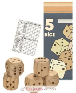Jeu de dés géants en bois - Egmont Toys