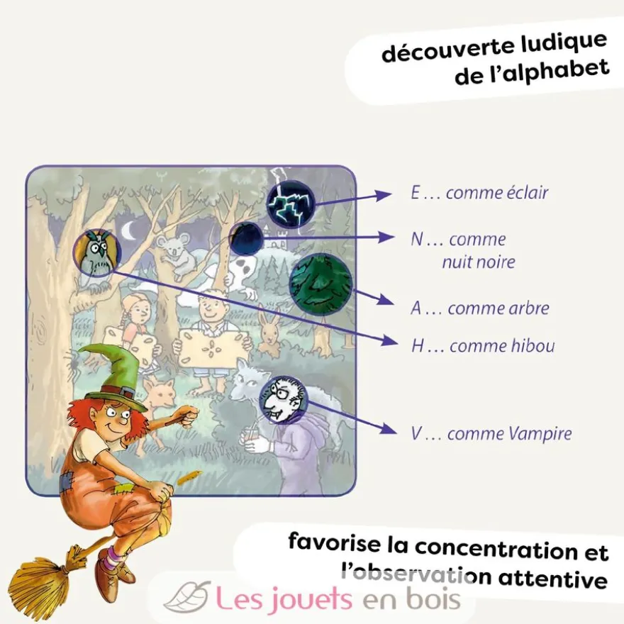 Jeu de duel Mots magiques - A partir de 6 ans - Haba