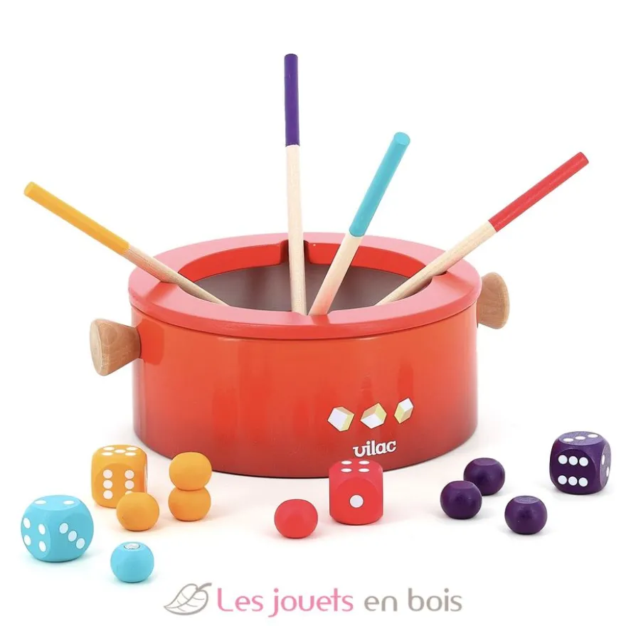 Jeu de fondue magnétique Piquépique - Bois - Vilac
