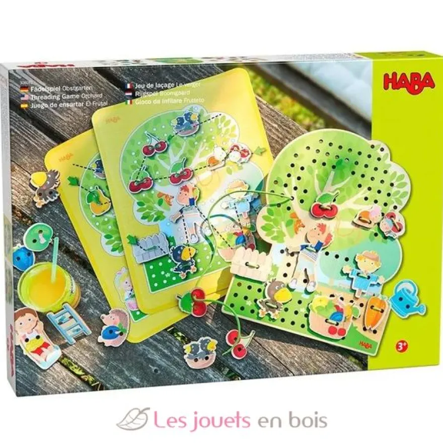 Jeu de laçage Le verger - Haba